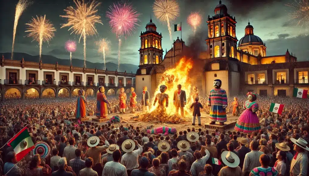 Quema de Judas en México