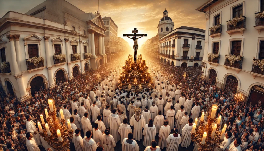 Procesión del Cristo del Consuelo en Guayaquil