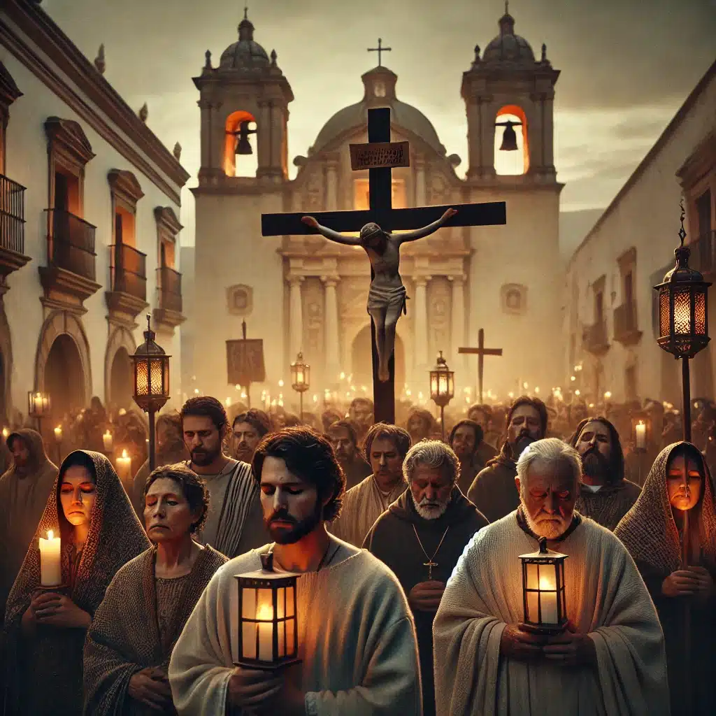 Procesión de Viernes Santo en México